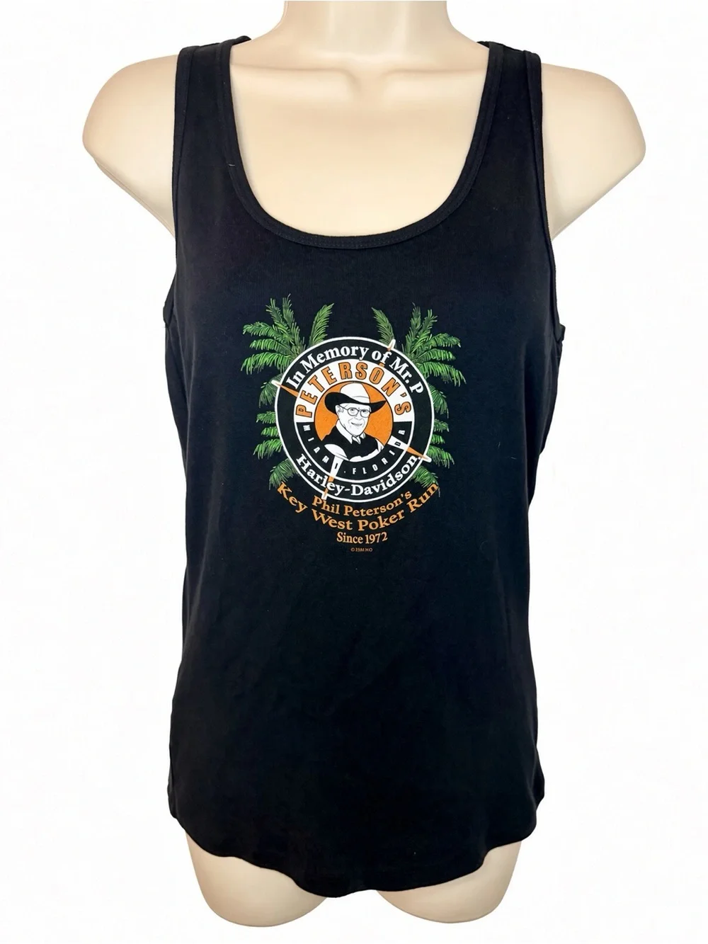 Harley-Davidson Tank Top L Peterson’s Key West Poker Run 2016 Miami HD
